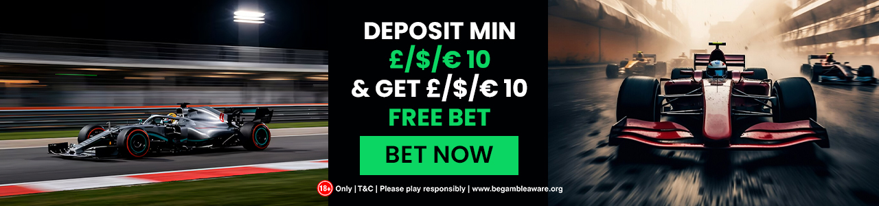 F1 Betting Deposit Banner