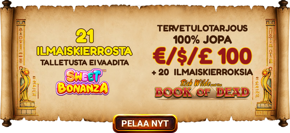 21 Free Spins No Deposit Required + 100% Welcome Offer Up To $/100 + 20 Free Spins on Book of Dead